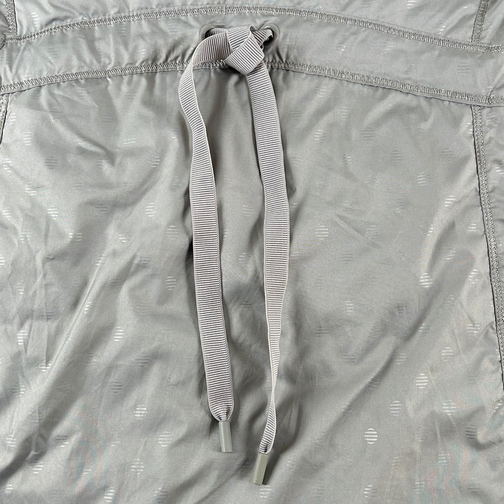 Lululemon Spring Fling Silver Polka Dot Lightweight Down Puffer Jacket Ruffle S - Picture 7 of 12